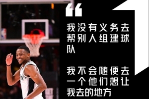 福克斯曾談加盟馬刺：我沒義務幫別人組隊 想去哪就去哪