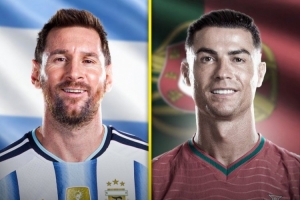 talkSPORT：梅西35歲后世界杯進10球，C羅世界杯總計打進8球
