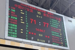 熱身賽首敗|中國U17女籃不敵新西蘭U17女籃遭逆轉