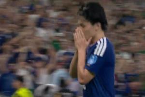 日本2-0領(lǐng)先突尼斯！上田綺世第31分鐘遠(yuǎn)射破門 收獲世界杯處子球