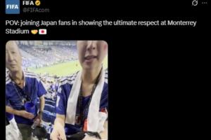 被批作秀！FIFA官方賬號(hào)還在宣傳：第一視角加入日本球迷賽后清理