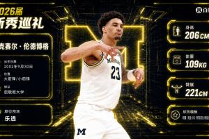 身高206！勇士11順位拿下密歇根大齡鋒線倫德博格！