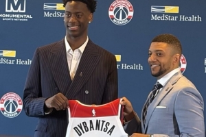 3號沒了！奇才官方：狀元迪班薩將穿著4號球衣開啟NBA生涯