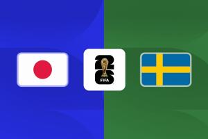 世界杯-日本vs瑞典首發(fā)：鐮田大地先發(fā)，伊薩克、約克雷斯出戰(zhàn)