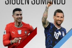 ESPN統計梅羅最新進球數：梅西1159場917球，C羅1328場975球