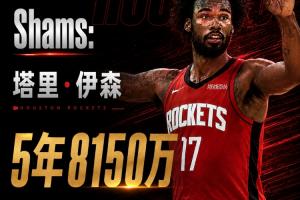 火箭若調整伊森合同結構+交易DFS有望退出一奢 甚至免交奢侈稅！
