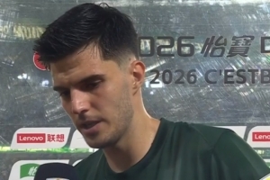 托利奇：2-0領先也不輕松，中超每個對手都不是很輕易能贏下的