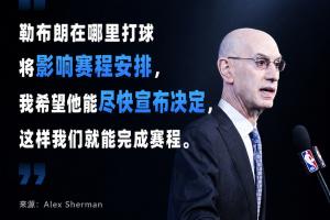 總裁發(fā)話！蕭華：希望勒布朗盡快決定 聯(lián)盟需要制定賽程