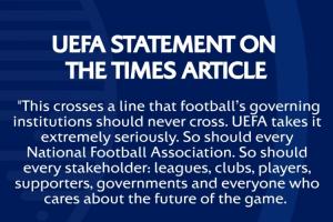 歐足聯怒批FIFA圈錢運作：足球不可出售 我們誰都不是足球的主人