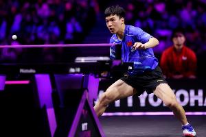 苦主！向鵬遭遇對張本智和的4連敗，總交手記錄1勝4負處于劣勢