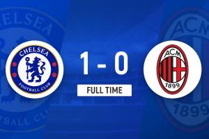 半場-切爾西1-0米蘭 佩德羅頭球破門+失良機凱塞多助攻米蘭0射正