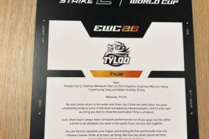 歡迎來到巴黎！TYLOO CS2分部曬出EWC官方歡迎信