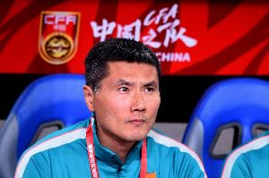 記者：邵佳一、楊智將現場觀戰青島西海岸vs重慶銅梁龍