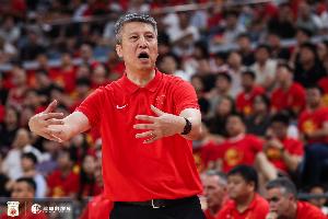 投得不好！中國(guó)男籃半場(chǎng)三分球16中5 首發(fā)合計(jì)6中0