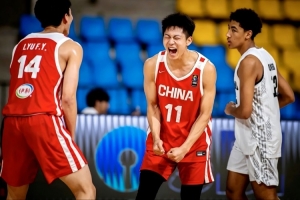 中國U18男籃斬獲亞洲杯亞軍！