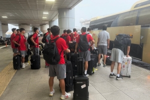 上海海港富盛經(jīng)開隊今日啟程奔赴韓國昌原開啟為期一周的拉練
