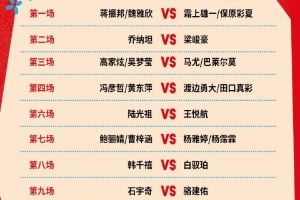 國(guó)羽中國(guó)大師賽首日賽程：石宇奇、陸光祖、翁泓陽出戰(zhàn)