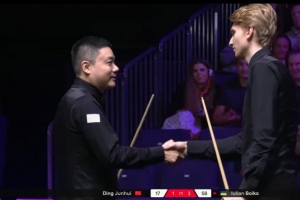 博伊科：擊敗丁俊暉這樣的傳奇難以置信，這是我生涯最重大勝利